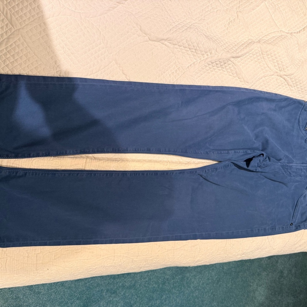 AG Adriano Goldschmied Men's Blue Dress Pants